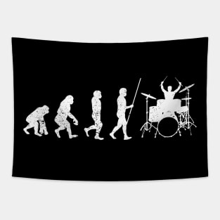 Drummer Evolution Drum Player Tapestry