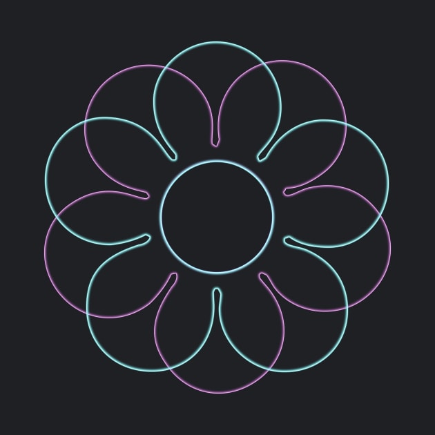 Flower outline. by Beta Volantis