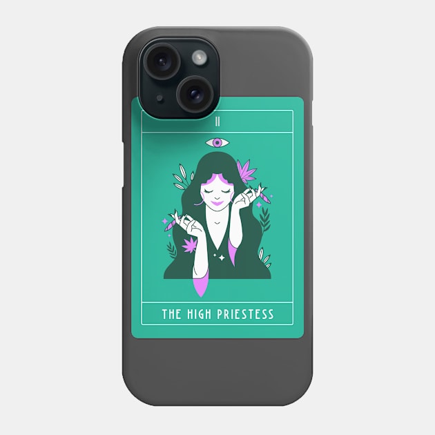 The High Priestess Tarot Phone Case by Precious Elements