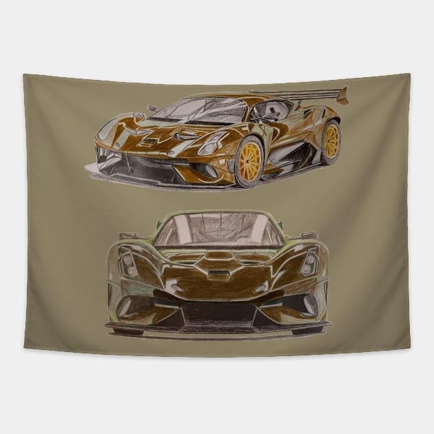 Car Tapestry by An.D.L.