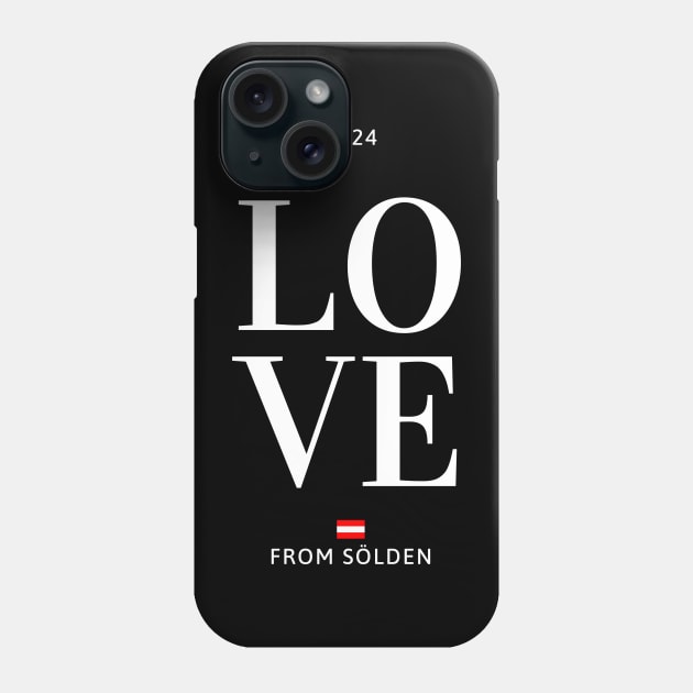 Love from Sölden Phone Case by la chataigne qui vole ⭐⭐⭐⭐⭐