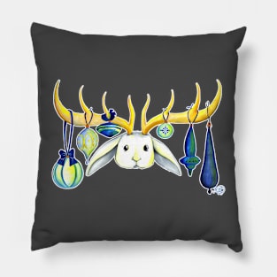 Ornamental Jackalope Pillow