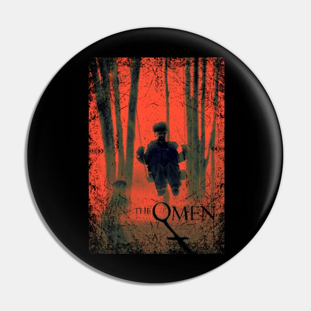 The Omen Legacy The Omen T-Shirt - Pay Tribute to the Classic Horror Pin by Iron Astronaut