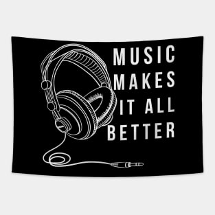 Music Makes It All Better Tapestry