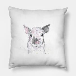 Piglet portrait. Pillow