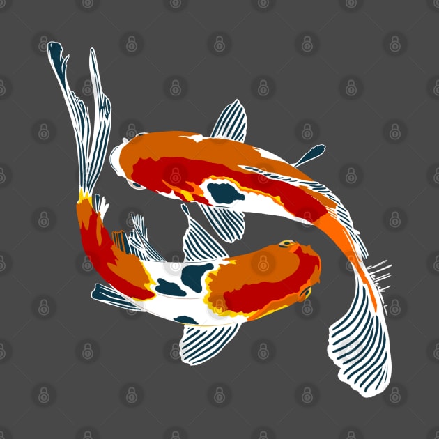 Very Koi by Lacklander Art Studio