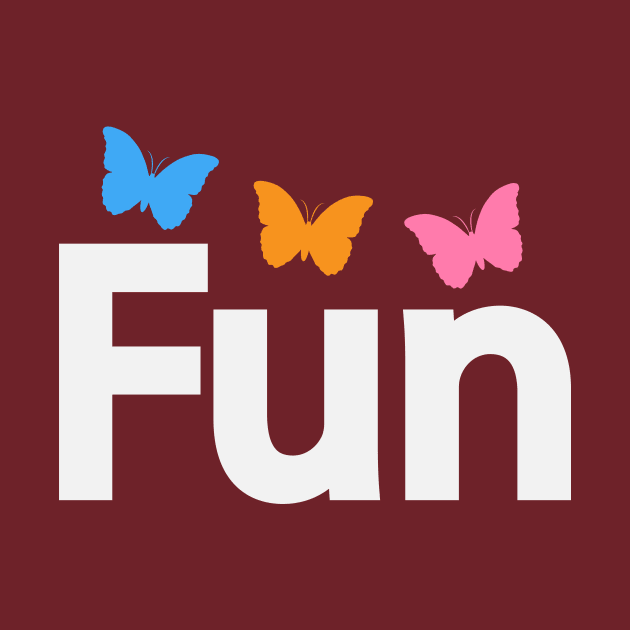 Fun having fun typographic artwork by D1FF3R3NT