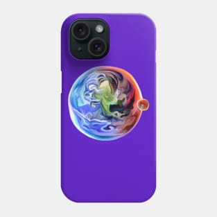 Planet Earth and Mars Phone Case