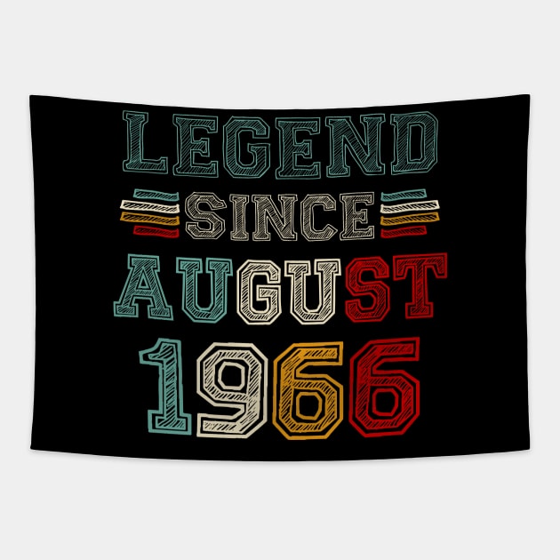 57 Years Old Legend Since August 1966 57th Birthday Tapestry by TATTOO project