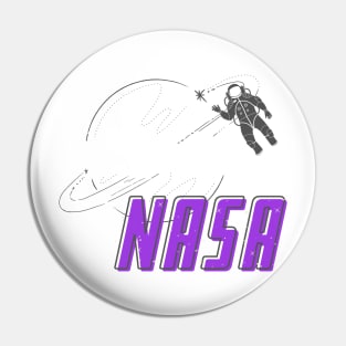 NASA RETRO Pin