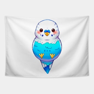 Blue Parakeet Tapestry