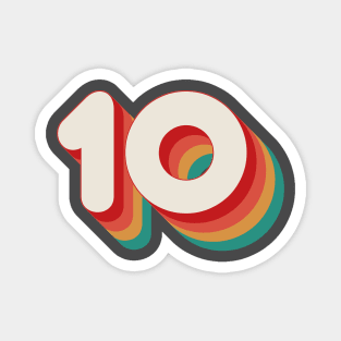 Number 10 Magnet