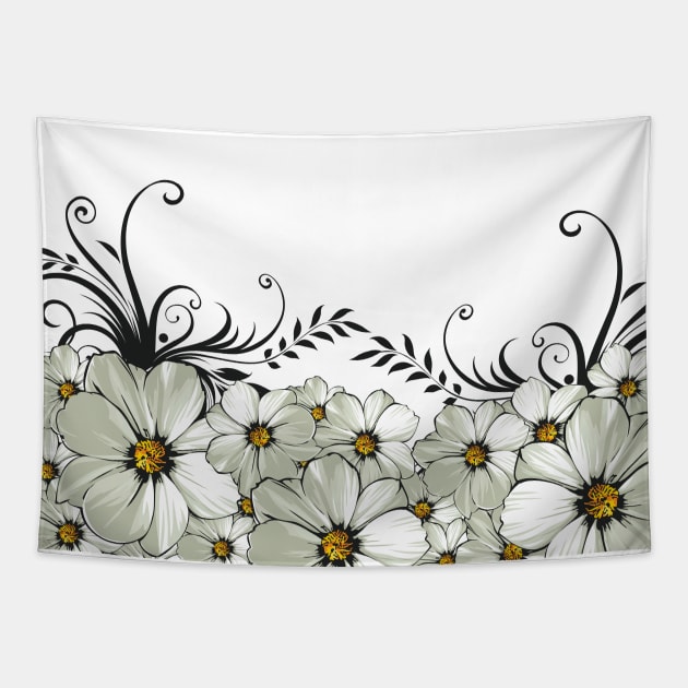 Daisy Morning Tapestry by Makanahele