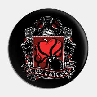 CIDER PSYCHO black Pin