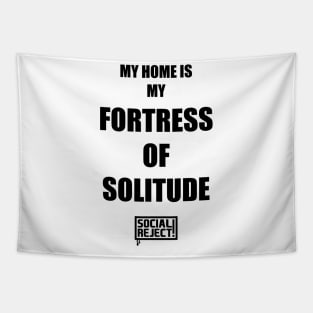 Fortress Of Solitude (Black) Tapestry