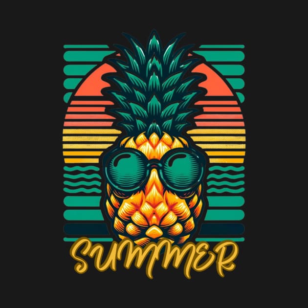 Pineapple Summer by mieeewoArt