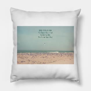 Bird flying high Pillow