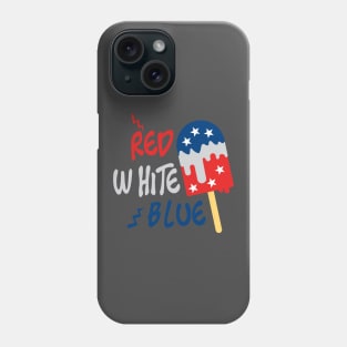 red white blue usa gift Phone Case