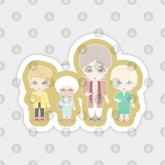 Golden Girls Magnet by rickyk