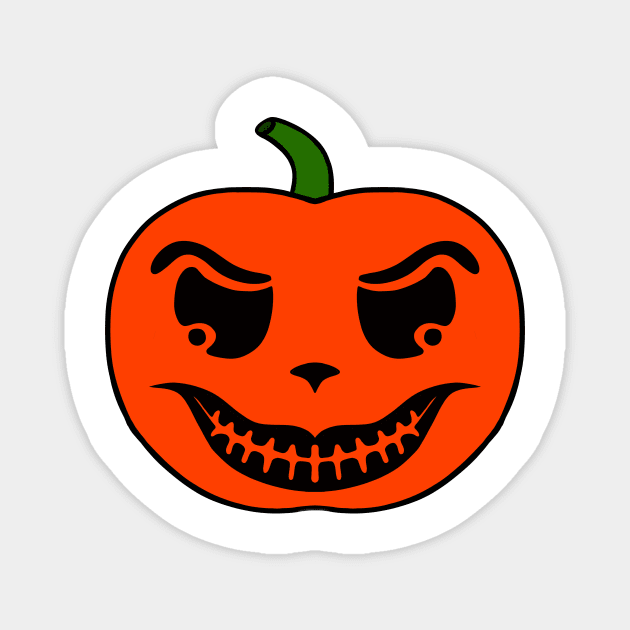 EVIL Happy Halloween Pumpkin Magnet by SartorisArt1