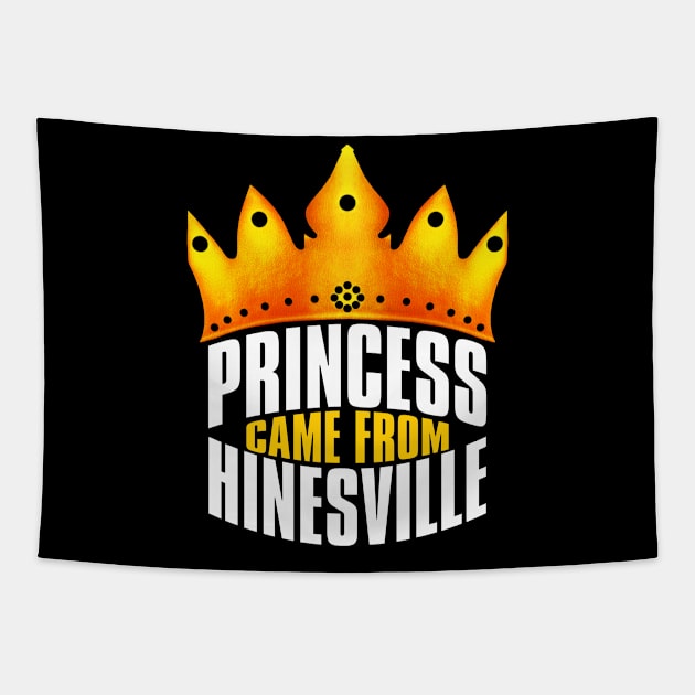 Princess Came From Hinesville, Hinesville Georgia Tapestry by MoMido