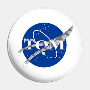 Two Tailed Tom - Space Tomcat - Grey Pin