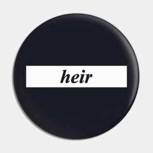 heir Pin