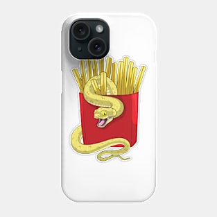 Snake French fries Phone Case