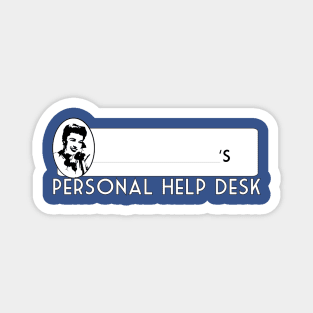 Personal Help Desk Magnet