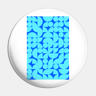 Kids Bluish Geometric Pattern - Shapes #6 Pin