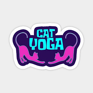 Cat Yoga Magnet