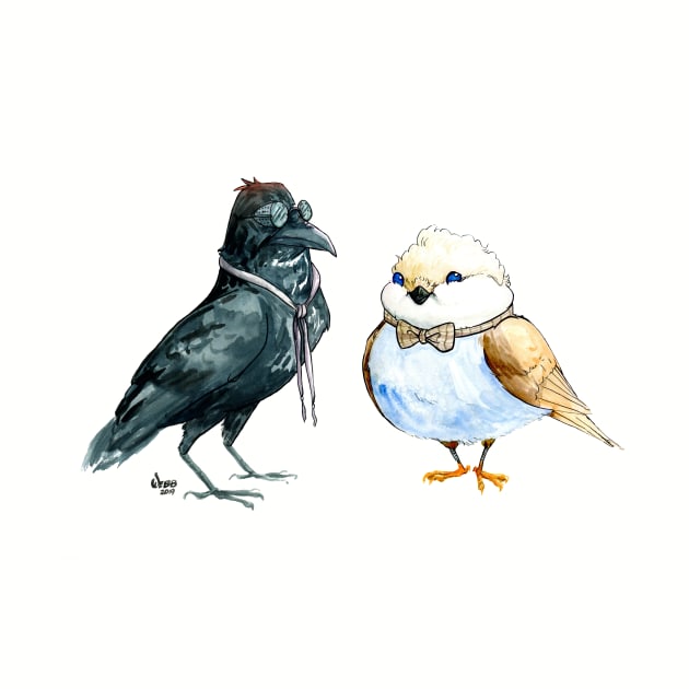 Ineffable Birbs by FiendishThingyArt