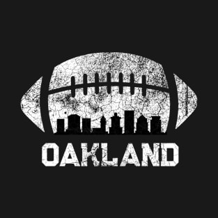 Oakland Football Skyline T-Shirt