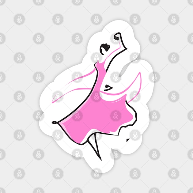 Dancer Magnet by LifeSimpliCity