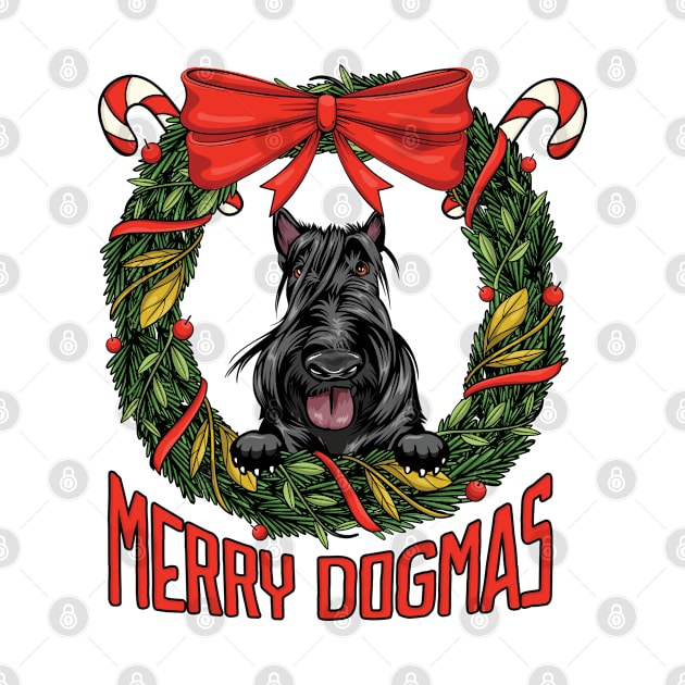 Merry Dogmas Christmas Scottish Terrier Dog Owner by Way Down South