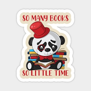 So Many Books So Little Time Magnet