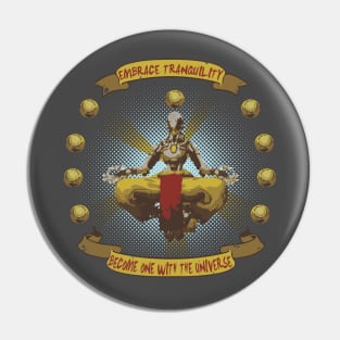 Embrace tranquility Pin