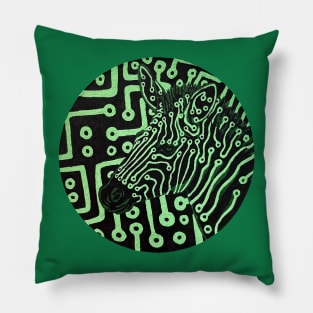 Microchip Zebra Pillow