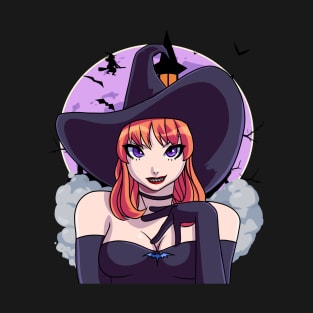 Sexy Witch Happy Halloween T-Shirt