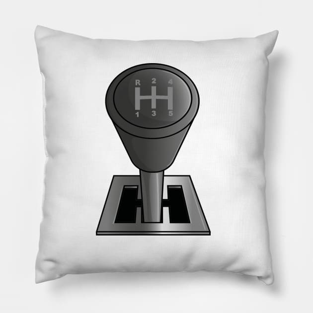 Manual Car Gear Shifter Pillow by CatsAreAmazing1