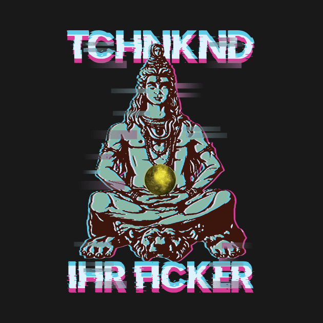 Buddha Tshirt Acid Techno by avshirtnation