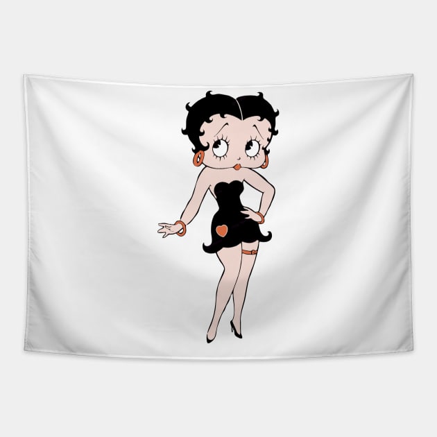 Betty Boop Tapestry by JAFARSODIK