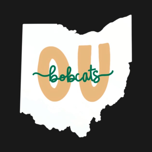 OU Bobcats White Ohio by AlishaMSchil