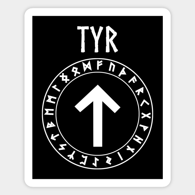 Tyr Norse God Tiwaz Rune Tyr Rune Magnet Teepublic The most ancient of the germanic peoples' magical written symbols offer us deep insight into the hidden structures of the cosmos and. tyr norse god tiwaz rune