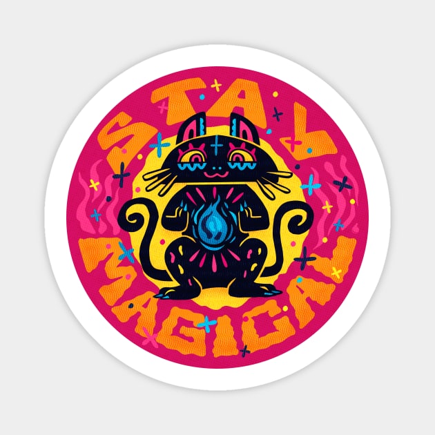 Stay Magical Magnet by Inkbyte Studios