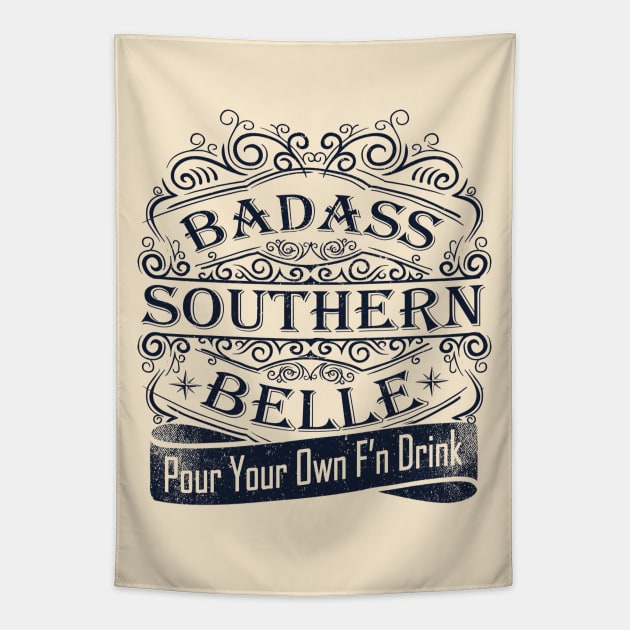 Southern Belle Tapestry by Sideways Tees