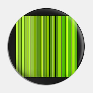 Green stripe pattern Pin