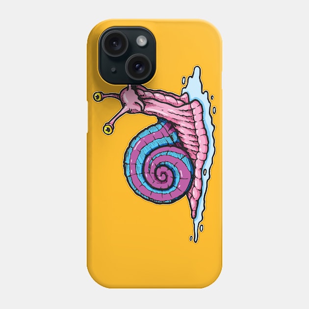 Snail Phone Case by Laughin' Bones