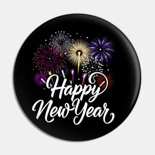 New Years Eve NYE 2024 Happy New Year Pin