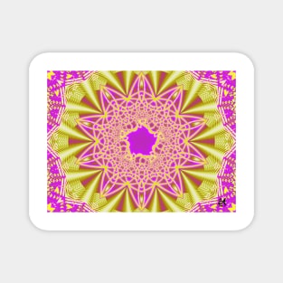 Mandala of Spiritual Rebirth Magnet